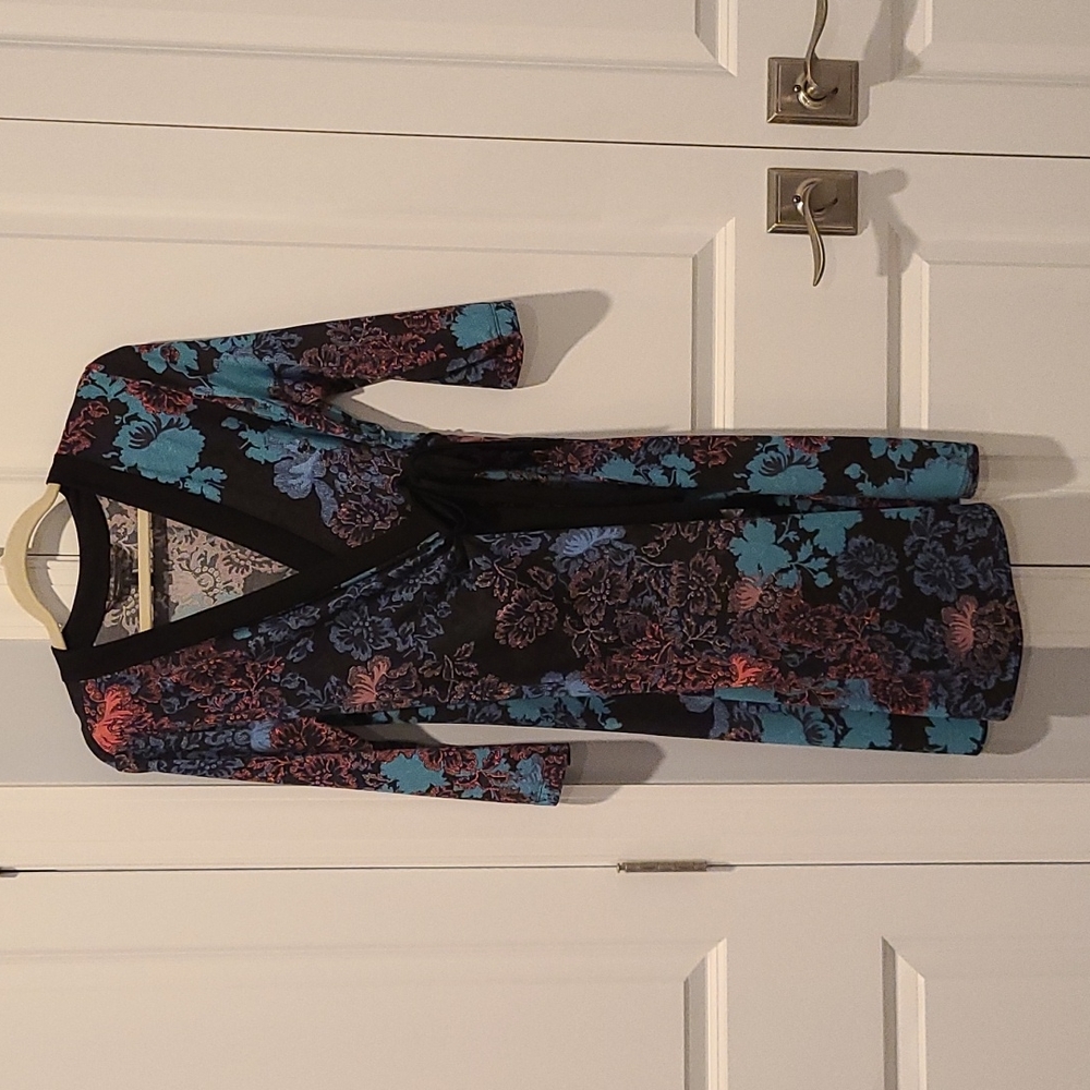 Bcbg maternity wrap dress